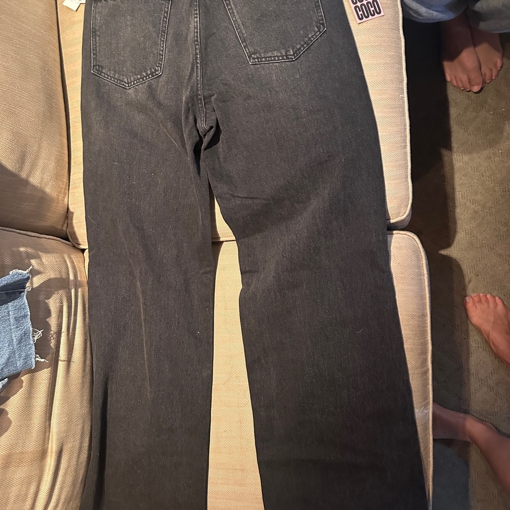 NWT Denim Forum Black High Rise Jeans - Picture 4 of 4